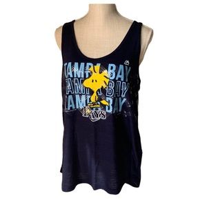 MAJESTIC Tampa Bay Rays Tank Top Size XXL